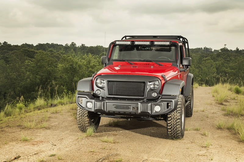 Load image into Gallery viewer, Rugged Ridge Spartacus Front Bumper Black 07-18 Jeep Wrangler
