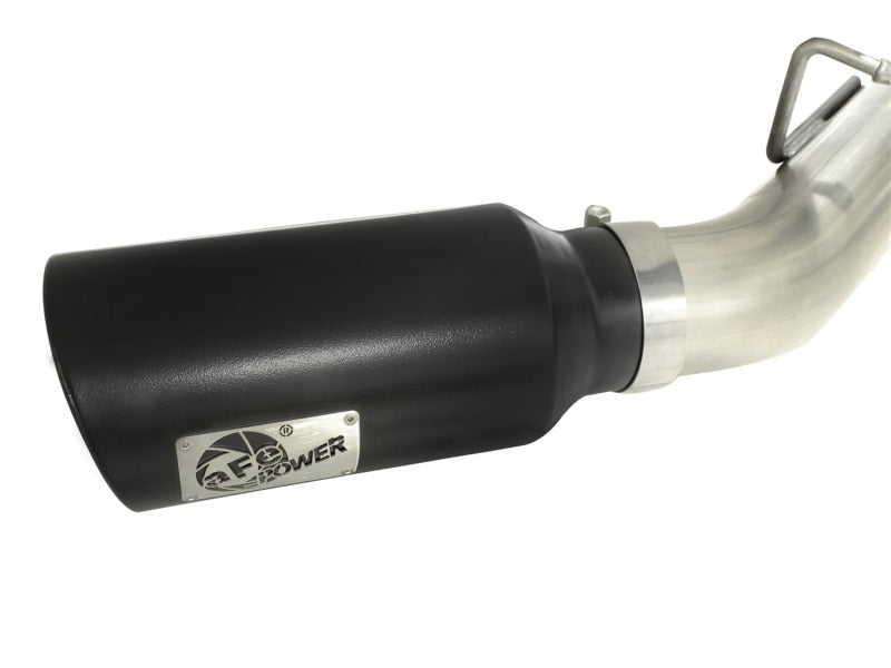 Load image into Gallery viewer, aFe MACHForce XP Exhaust Aluminized Dual Split DPF Back 11-15 GM Diesel Truck V8-6.6L (td) (BLK tip)
