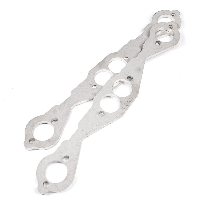 Load image into Gallery viewer, Stainless Works Small Block Chevy Round Port Header 304SS Exhaust Flanges 1-5/8in Primaries
