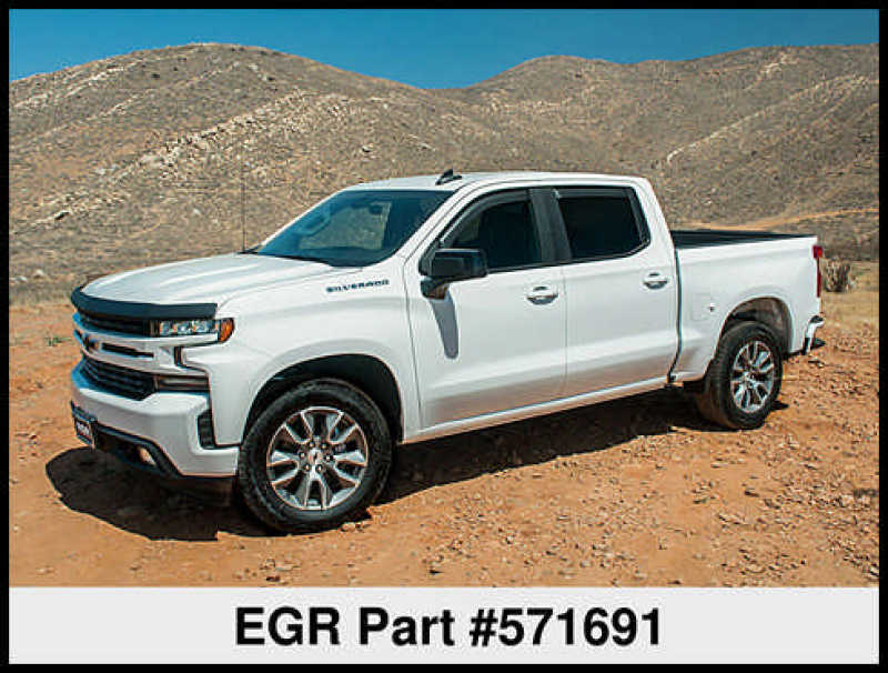 Load image into Gallery viewer, EGR 2019 Chevy 1500 Crew Cab In-Channel Window Visors - Dark Smoke
