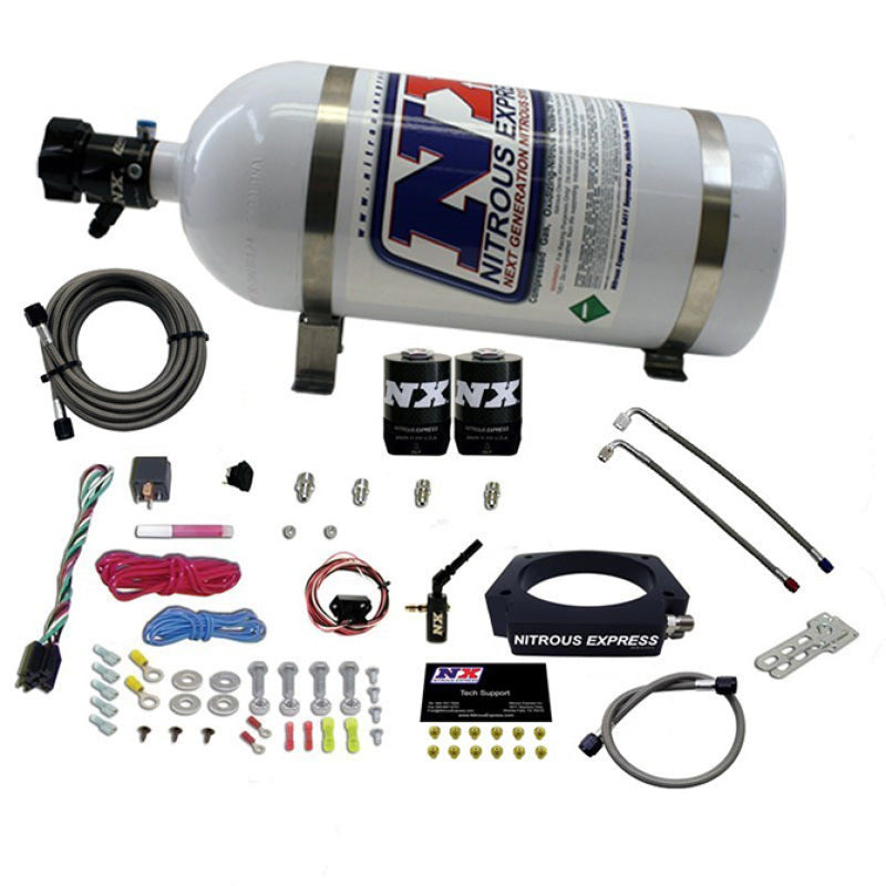 Load image into Gallery viewer, Nitrous Express 2014+ GM 6.2L Truck Nitrous Plate Kit (35-300HP) w/10lb Bottle
