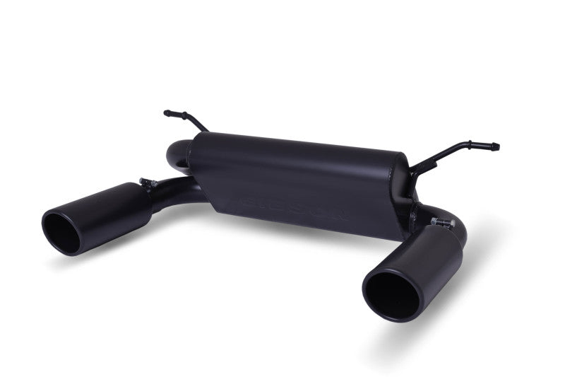 Load image into Gallery viewer, Gibson 18-22 Jeep Wrangler JL Rubicon 3.6L 2.5in Cat-Back Dual Split Exhaust - Black Elite (Ceramic)

