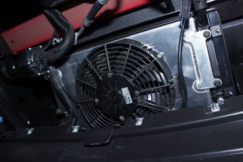 Load image into Gallery viewer, Roush 2015-2017 Ford F-150 Low Temperature Radiator Fan Upgrade
