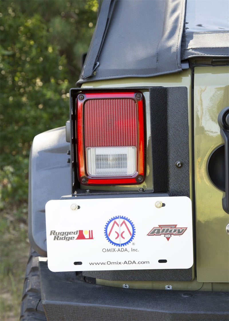 Load image into Gallery viewer, Rugged Ridge XHD Corner Guard Rear 07-18 Jeep Wrangler JKU 4 Door
