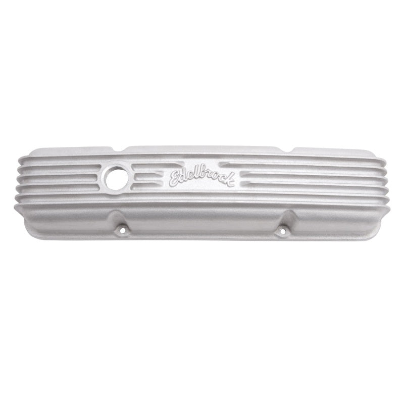 Load image into Gallery viewer, Edelbrock Valve Cover Classic Series Chevrolet 1959-1986 262-400 CI V8 w/ Oil Fill Hole Satin
