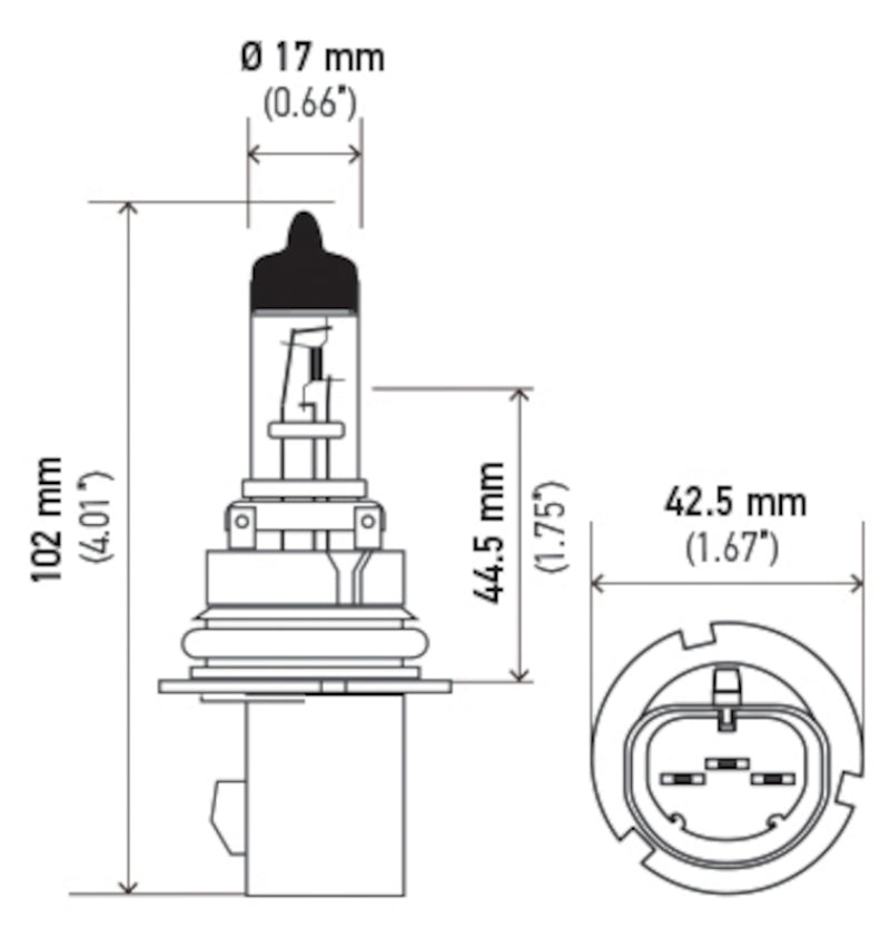 Load image into Gallery viewer, Hella Bulb 9007 12V 65/55W Px29T T4625 +50(2)
