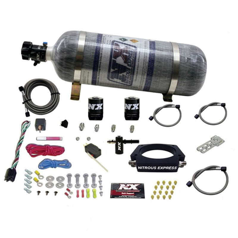 Load image into Gallery viewer, Nitrous Express LT2 C8 Nitrous Plate Kit (50-300HP) w/Composite Bottle
