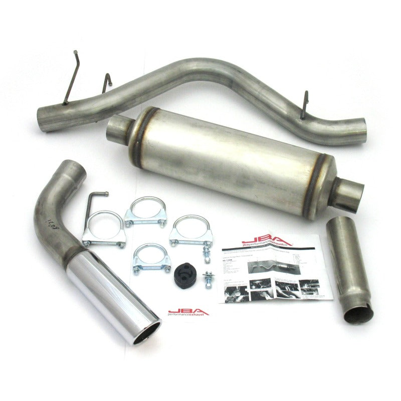 Load image into Gallery viewer, JBA 98-01 Ram 1500/2500 3.9L/5.2L/5.9L 409SS Pass Side Single Exit Cat-Back Exhaust
