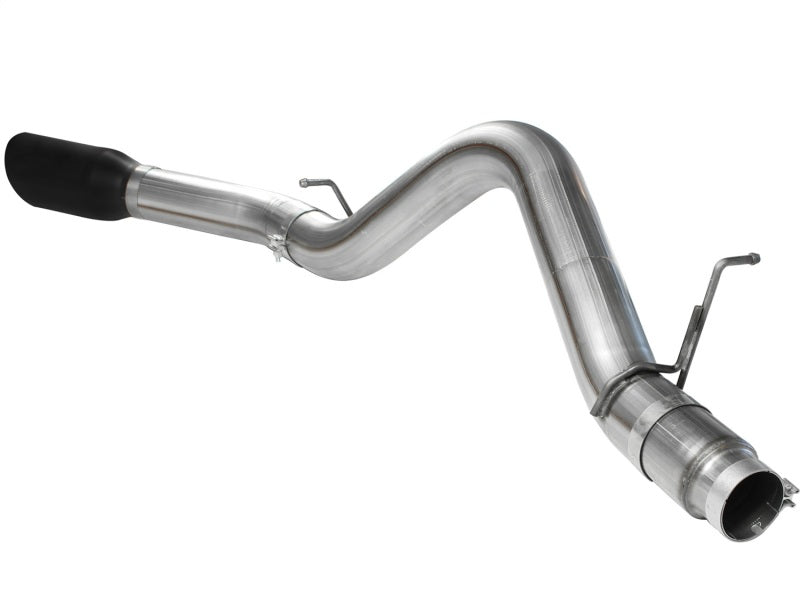 Load image into Gallery viewer, aFe MACHForce XP Exhaust 5in DPF-Back SS 11-13 GM Diesel Trucks V8-6.6L (td) (LML) (Blk Tip)
