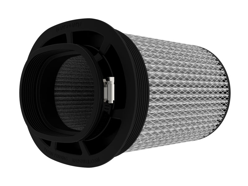Load image into Gallery viewer, aFe Magnum FLOW Air Filter Pro DRY S (6.5x4.75)in F x (9x7)in B x (9x7) T (Inverted) x 9in H
