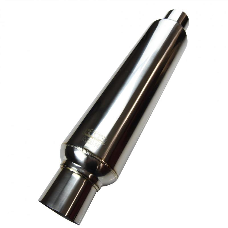 Load image into Gallery viewer, Kooks Universal 2 1/2in Round Muffler 14in Long. Pol SS
