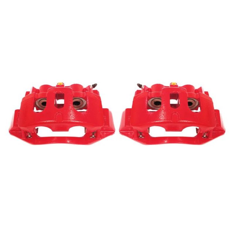 Load image into Gallery viewer, Power Stop 11-19 Chevrolet Silverado 2500 HD Rear Red Calipers w/Brackets - Pair
