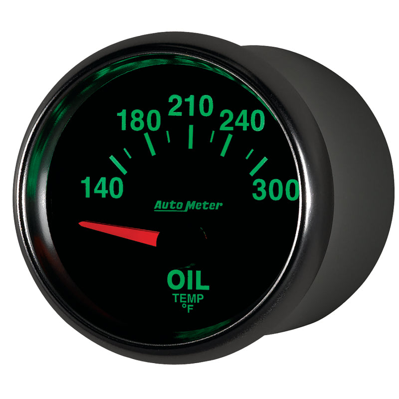 Load image into Gallery viewer, Autometer GS 52mm 140-300 Deg F Short Sweep Electronic Oil Temperature Gauge

