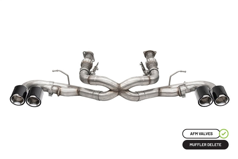 Load image into Gallery viewer, Corsa 20-25 Chevrolet Corvette C8 RWD 3in Xtreme Cat-Back Exhaust w/4.5in Carbon Fiber Polished Tips
