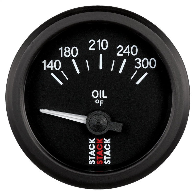 Load image into Gallery viewer, Autometer Stack 52mm 140-300 Deg F 1/8in NPTF Electric Oil Temp Gauge - Black
