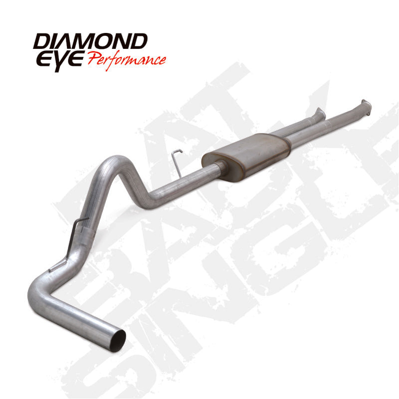 Load image into Gallery viewer, Diamond Eye KIT 3-1/2in Catback Single AL: 2010-2014 TOYOTA TUNDRA 5.7L-GAS APP
