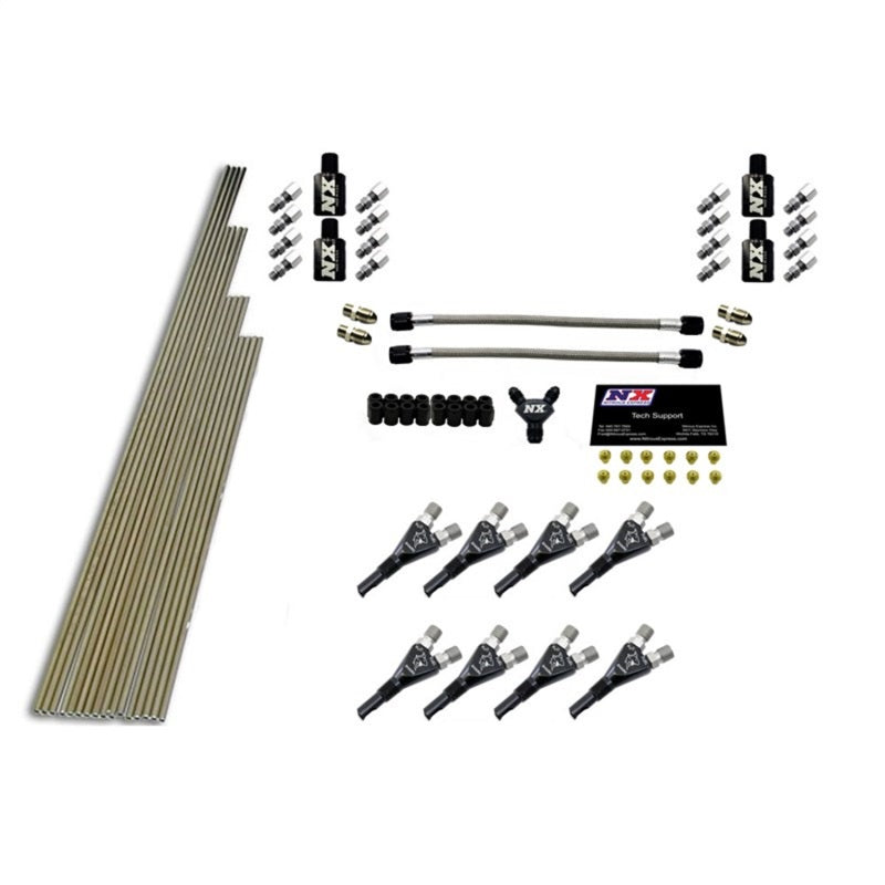 Load image into Gallery viewer, Nitrous Express 8 Cyl Shark Plumb Kit w/o Solenoids w/300HP Jets (Incl Hardware)
