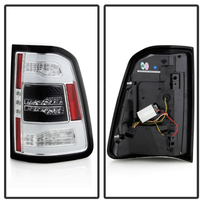 Load image into Gallery viewer, Spyder Dodge Ram 19-20 LED Tail Light Chrome ALT-YD-DR19HAL-SEQ-C
