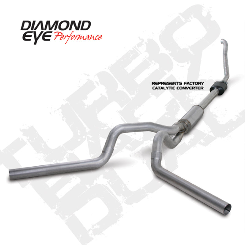 Load image into Gallery viewer, Diamond Eye KIT 4in Turbo Back DUAL AL: 94-97 FORD 7.3L F250/F350 PWRSTROKE NFS W/ CARB EQUIV STDS
