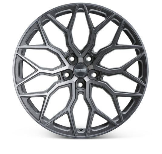 Vossen HF-2 20x10 / 5x120 / ET45 / Deep Face / 72.56 - Tinted Matte Gunmetal Wheel