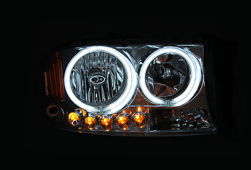 Load image into Gallery viewer, ANZO 2001-2011 Ford Ranger Crystal Headlight Chrome w/Corner Lights (OE Replacement)
