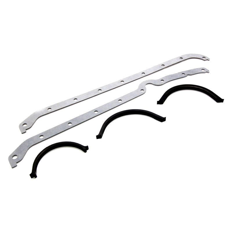 Load image into Gallery viewer, Cometic Chevy Gen1 Small Block V8 .094in Fiber Oil Pan Gasket Kit Left Side Thick &amp; Thin Front Seals
