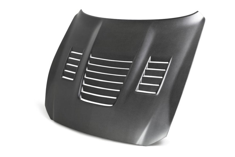 Load image into Gallery viewer, Anderson Composites 15-19 Ford Mustang Shelby GT350 Type-CR Double Sided Carbon Fiber Hood
