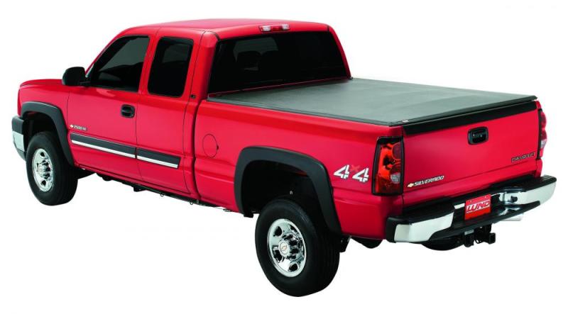 Load image into Gallery viewer, Lund 02-17 Dodge Ram 1500 (8ft. BedExcl. Beds w/Rambox) Genesis Tri-Fold Tonneau Cover - Black
