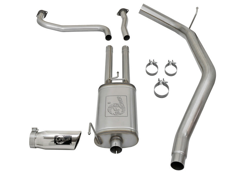 Load image into Gallery viewer, aFe MACH Force-Xp 2-1/2in Cat-Back Exhaust System w/ Polished Tip 16-17 Nissan Titan XD V8 5.6L
