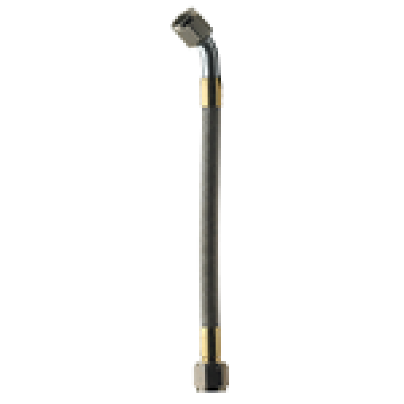 Load image into Gallery viewer, Fragola -6AN Hose Assembly Straight x 45 Degree Alum Nut 24in
