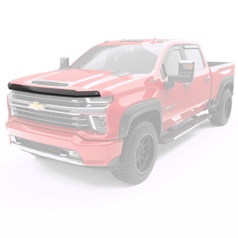 Load image into Gallery viewer, EGR 20-23 Chevrolet Silverado 2500 HD / 3500 HD Superguard Hood Shield (301885) - Matte Black
