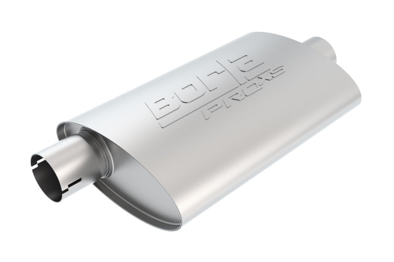 Load image into Gallery viewer, Borla Universal Center/Offset Oval 2.5in In/Out 14in x  4.25in x 1.88in PRO-XS Muffler
