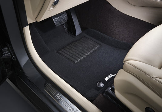 3D MAXpider 15-20 Chevrolet Tahoe With Bench 2nd Row Elegant 1st 2nd 3rd Row - Floor Mat Set (Black)