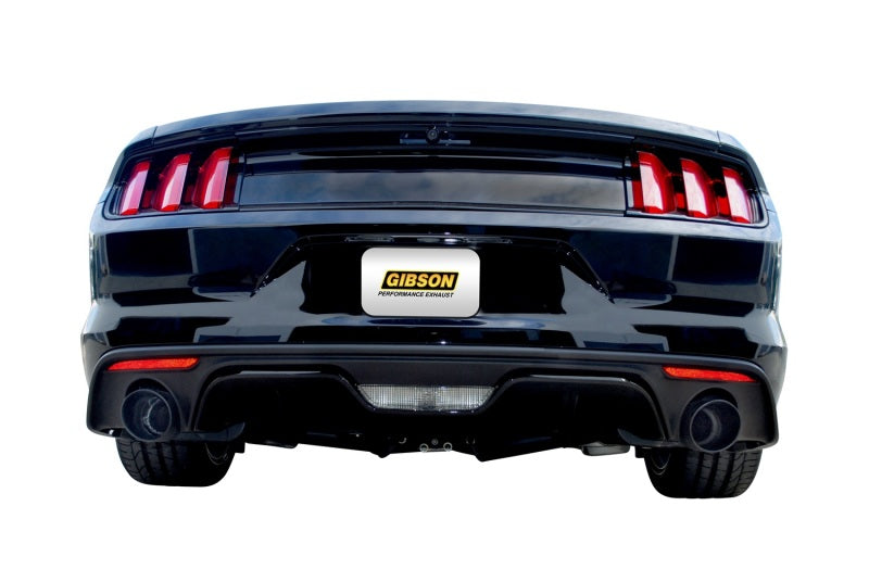 Load image into Gallery viewer, Gibson 15-19 Ford Mustang EcoBoost 2.3L 2.25in Cat-Back Dual Exhaust - Black Elite (Ceramic)
