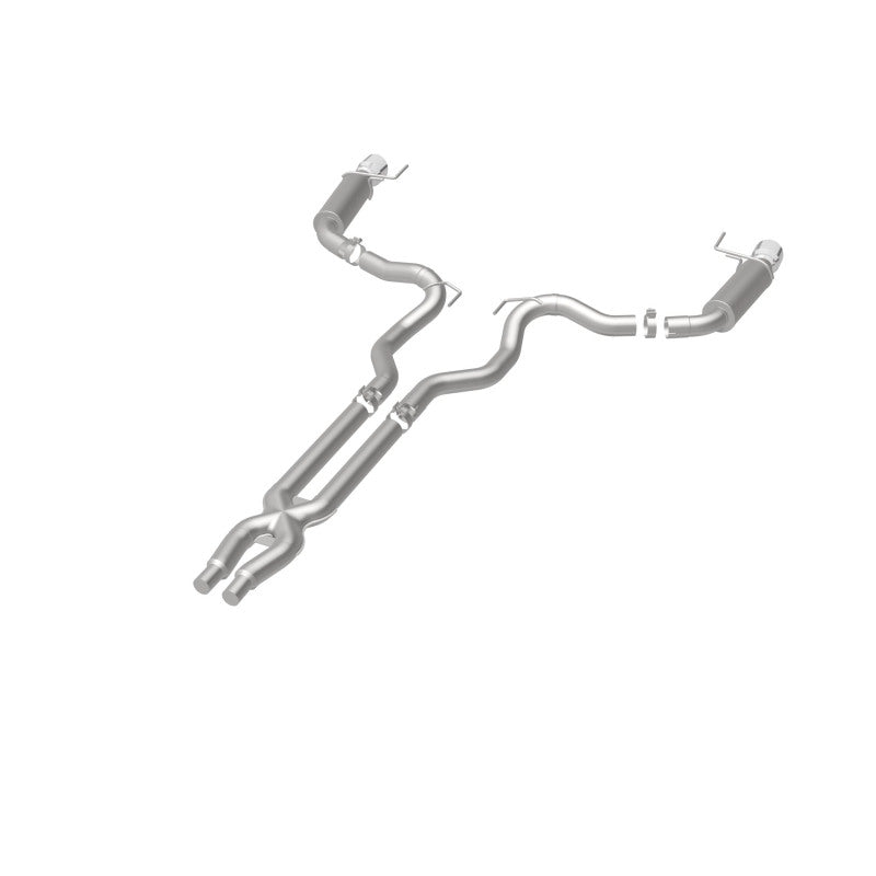 Load image into Gallery viewer, MagnaFlow Cat Back, SS, 3in, Competition, Dual Split Polished 4.5in Tips 2015 Ford Mustang GT V8 5.0
