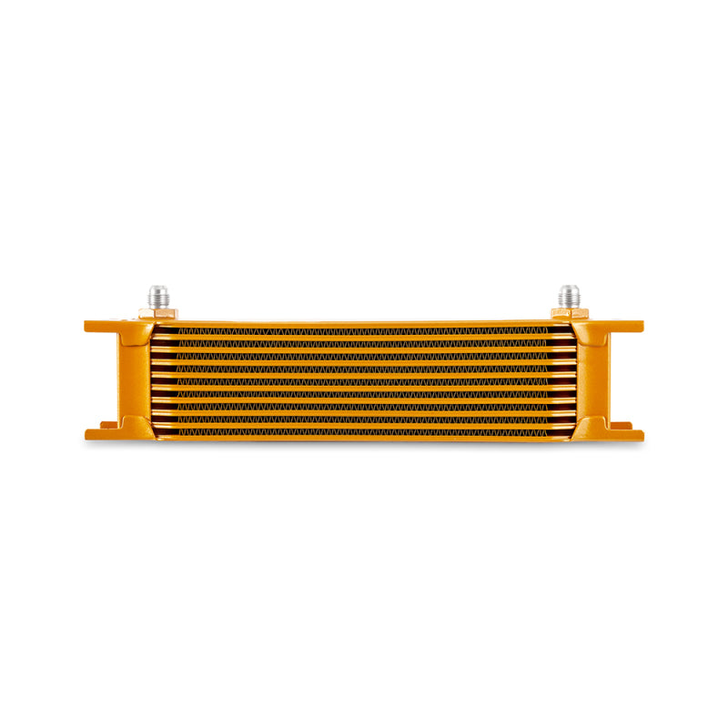 Load image into Gallery viewer, Mishimoto Universal -6AN 10 Row Oil Cooler - Gold
