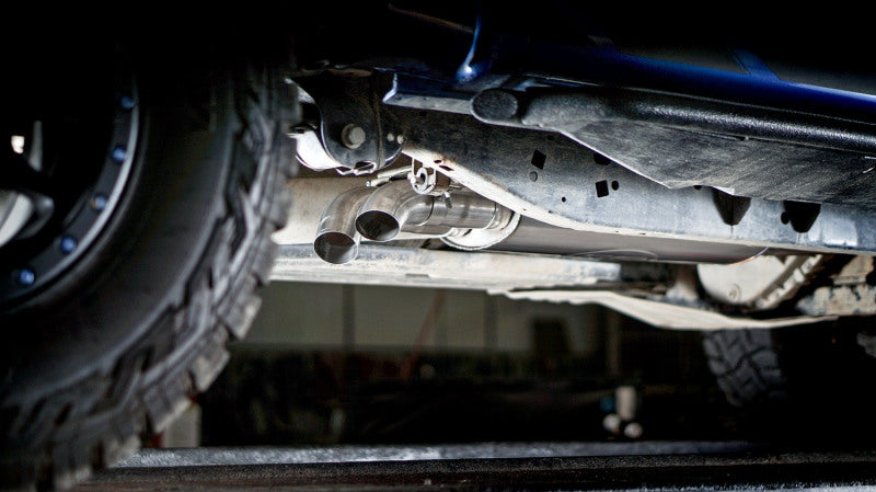 Load image into Gallery viewer, Stainless Works 2011-14 Ford F-150 Raptor Exhaust X-Pipe Resonator Dump In Front Of Rear Axle

