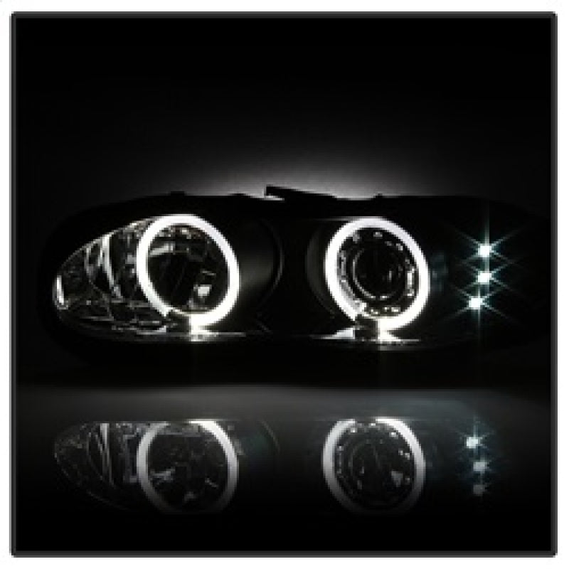 Load image into Gallery viewer, Spyder Chevy Camaro 98-02 Projector Headlights LED Halo LED Blk - Low H1 PRO-YD-CCAM98-HL-BK
