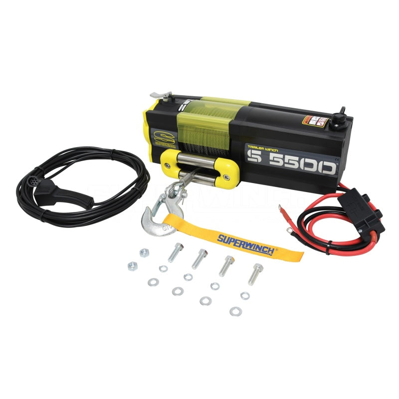 Load image into Gallery viewer, Superwinch 5500 LBS 12V DC 7/32in x 60ft Steel Rope S5500 Winch
