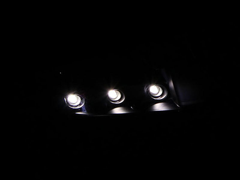 Load image into Gallery viewer, ANZO 1994-2001 Dodge Ram Crystal Headlights Black w/ LED
