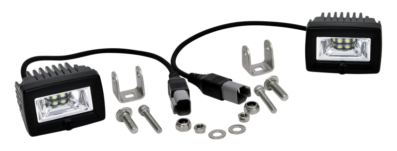 Load image into Gallery viewer, KC HiLiTES C-Series C2 LED 2in. Backup Area Flood Light 20w (Pair Pack System) - Black
