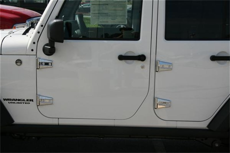 Load image into Gallery viewer, Putco 07-17 Jeep Wrangler - Hinge Covers (Also Fits Sahara Edition)
