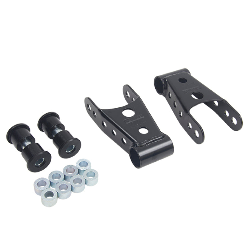 Load image into Gallery viewer, Belltech SHACKLE KIT 15-16 Ford F150 (All Cabs Short Bed Only) 4WD 1in / 2in Rear Drop
