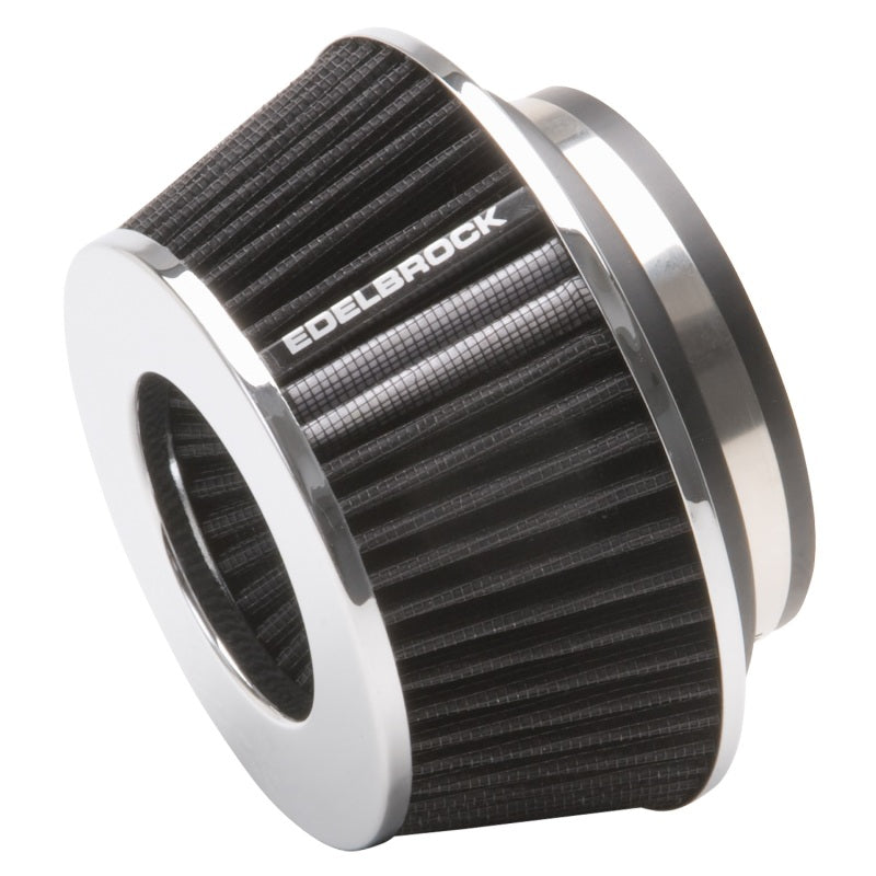 Load image into Gallery viewer, Edelbrock Air Filter Pro-Flo Series Conical 3 7In Tall Black/Chrome
