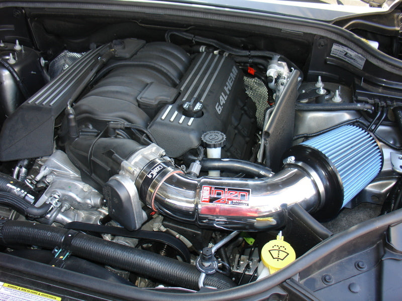 Load image into Gallery viewer, Injen 13 Jeep Grand Cherokee SRT-8 6.4L V8 Wrinkle Black Short Ram Intake w/ Heat Shield
