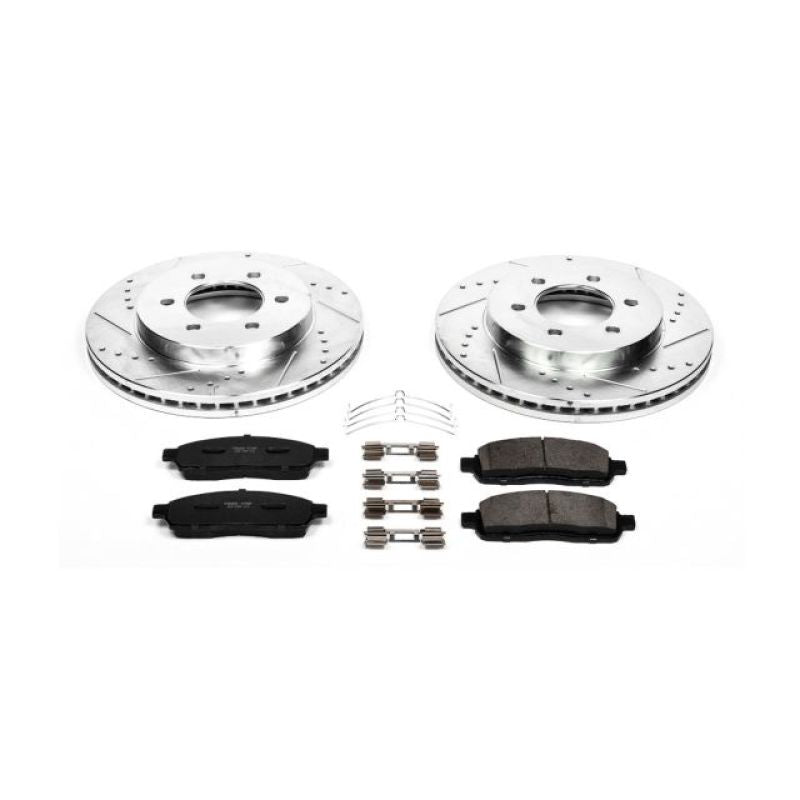 Load image into Gallery viewer, Power Stop 04-08 Ford F-150 Front Z23 Evolution Sport Brake Kit
