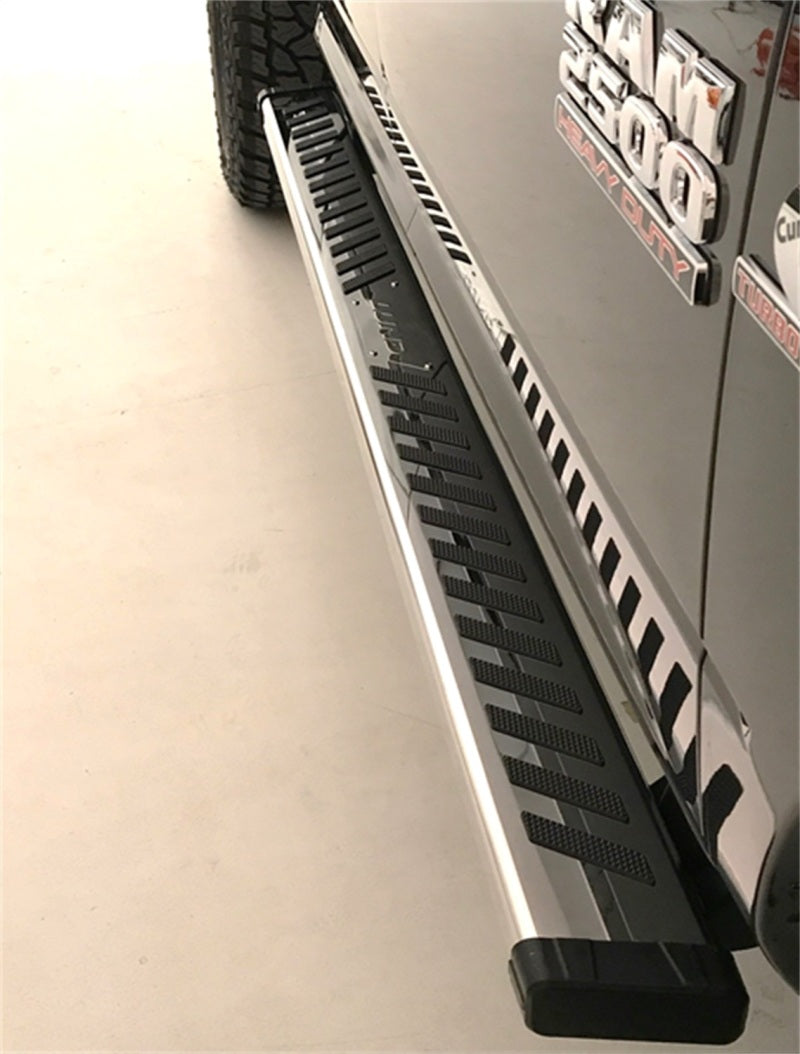 Load image into Gallery viewer, Lund 07-17 Chevy Silverado 1500 Ext. Cab Summit Ridge 2.0 Running Boards - Stainless
