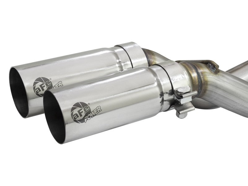 Load image into Gallery viewer, aFe Rebel Exhausts 3in SS Cat-Back 09-14 Ford F-150 4.6/5.0/5.4L w/ Polished Tips
