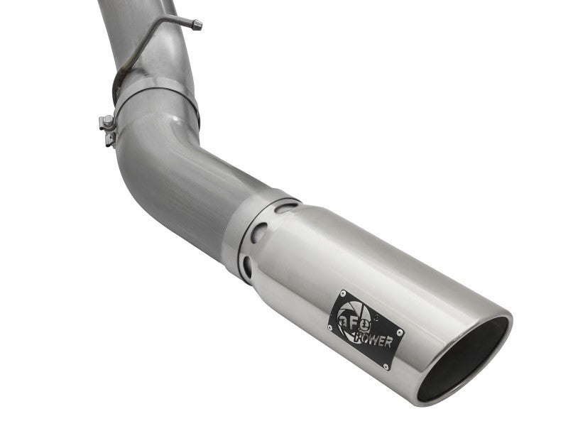 Load image into Gallery viewer, aFe LARGE Bore HD 5in Exhausts DPF-Back SS w/ Pol Tips 16-17 GM Diesel Truck V8-6.6L (td) LML/L5P
