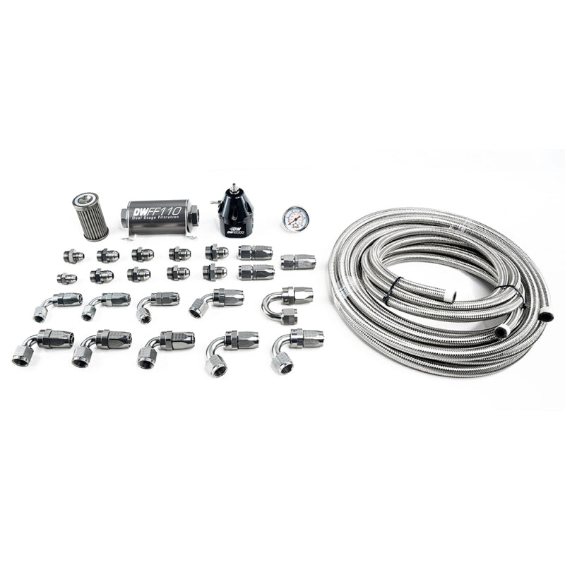 Load image into Gallery viewer, DeatschWerks 11-19 Ford Mustang X2 Series CPE Plumbing Kit
